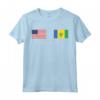 American + Saint Vincent e Grenadine Perfette Insieme Maglietta - Leggera e Taglio Classico - Ideale per Rappresentare la Doppia Cittadinanza