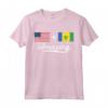 Incredibile Bandiera Maglietta - Bandiera Americana e Saint Vincent e Grenadine - Leggera e Resistente
