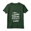 Donna Saltare La Pietra Campione - Maglietta con Design Stone Skipping - Regalo Divertente per Amanti dello Sport all'Aria Aperta