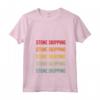 Donna Amante del Salto di Pietra - Rainbow Desig Maglietta con Collo a V - Ideale per Hobbisti e Amanti dell'Arcobaleno