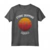 Salta in Pietra | Scamuffamento d'Acqua Vintage Maglietta - Stone Skipping Squad - Abbigliamento Sport Acquatici Retro per Uomo e Donna