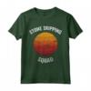 Salta in Pietra | Scamuffamento d'Acqua Vintage Maglietta - Stone Skipping Squad - Abbigliamento Sport Acquatici Retro per Uomo e Donna