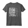 Pietra Saltando - T-shirt per Saltatori di Pietre - Ideale per gli Amanti dell'Avventura e della Natura