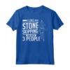 Pietra Saltando - T-shirt per Saltatori di Pietre - Ideale per gli Amanti dell'Avventura e della Natura