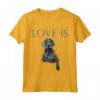 L'amore è Weimaraner Maglietta - Camicia Love Is per Donna e Uomo - Ideale per San Valentino