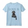 L'amore è Weimaraner Maglietta - Camicia Love Is per Donna e Uomo - Ideale per San Valentino