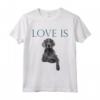 L'amore è Weimaraner Maglietta - Camicia Love Is per Donna e Uomo - Ideale per San Valentino