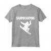 FAN DELLO SPORT SANDBOARDING - Maglietta per appassionati di sport estremi - Ideale come regalo per snowboarder - Acquista online