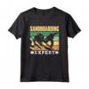 Esperto di Sandboarding - Tavola di Sabbia Sandboarder Maglietta - Regalo Divertente per Natale o Compleanno