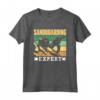 Esperto di Sandboarding - Tavola di Sabbia Sandboarder Maglietta - Regalo Divertente per Natale o Compleanno
