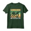 Esperto di Sandboarding - Tavola di Sabbia Sandboarder Maglietta - Regalo Divertente per Natale o Compleanno