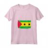 Donna Bandiera São Tomé e Príncipe - Maglietta con Collo a V per Uomo, Donna e Bambini - Ideale Regalo per Amanti del Paese