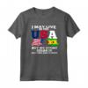 Sao Tome And Principe I May Live In USA Maglietta - African Design for Pride in Heritage - Lightweight and Classic Fit