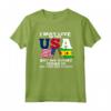 Sao Tome And Principe I May Live In USA Maglietta - African Design for Pride in Heritage - Lightweight and Classic Fit