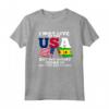 Sao Tome And Principe I May Live In USA Maglietta - African Design for Pride in Heritage - Lightweight and Classic Fit