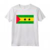 São Tomé e Príncipe T-shirt Bandiera - Regalo Souvenir Maglietta per l'Orgoglio Nazionale e il Calcio