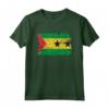 Sao Tomé e Principe Bandiera Flag Pace Pride Peace Proud Maglietta - Ideale per Compleanno o Natale - Stile Retro Vintage