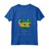 Donna I Love Heart of Oak São Tomé e Príncipe Bandiera - Nazionale Maglietta con Collo a V - Cuore di Quercia - Ideale per Feste e Eventi Culturali