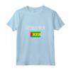 Sao Tomé e Principe T-shirt con Bandiera - Souvenir Calcio e Orgoglio Nazionale - Maglietta Tees