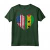 Duello Cuore Design Sao Tome e Principe - Maglietta Calcio Bandiera Nazionale - Orgoglio Nazionale e Stato
