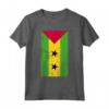 São Tomé and Príncipe African Island Distressed Flag Maglietta - Show Pride in Heritage with Unique Design