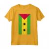 São Tomé and Príncipe African Island Distressed Flag Maglietta - Show Pride in Heritage with Unique Design