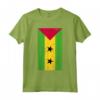 São Tomé and Príncipe African Island Distressed Flag Maglietta - Show Pride in Heritage with Unique Design