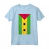 São Tomé and Príncipe African Island Distressed Flag Maglietta - Show Pride in Heritage with Unique Design