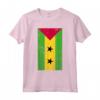 São Tomé and Príncipe African Island Distressed Flag Maglietta - Show Pride in Heritage with Unique Design