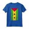 São Tomé and Príncipe African Island Distressed Flag Maglietta - Show Pride in Heritage with Unique Design