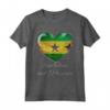I Love Heart of Oak São Tomé e Príncipe Bandiera - Nazionale Maglietta - Cuore di Quercia - Ideale per Feste Nazionali o Eventi Culturali