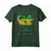 I Love Heart of Oak São Tomé e Príncipe Bandiera - Nazionale Maglietta - Cuore di Quercia - Ideale per Feste Nazionali o Eventi Culturali