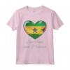 I Love Heart of Oak São Tomé e Príncipe Bandiera - Nazionale Maglietta - Cuore di Quercia - Ideale per Feste Nazionali o Eventi Culturali