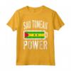 Bandiera Sao Tomé & Principe | Sao Tomean Power Battery Maglietta - Ideale per Allenamento e Sport - Regalo Unico per Mostrare l'Amore per la Madrepatria
