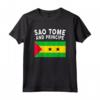 Sao Tome & Principe Bandiera Sao Tomean Uomini Donne Bambini Regali Maglietta - Ideale per Tifosi dello Sport e Viaggiatori - Souvenir Unico da Sao Tome