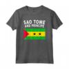 Sao Tome & Principe Bandiera Sao Tomean Uomini Donne Bambini Regali Maglietta - Ideale per Tifosi dello Sport e Viaggiatori - Souvenir Unico da Sao Tome