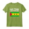 Sao Tome & Principe Bandiera Sao Tomean Uomini Donne Bambini Regali Maglietta - Ideale per Tifosi dello Sport e Viaggiatori - Souvenir Unico da Sao Tome