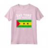 Sao Tome & Principe Bandiera Sao Tomean Uomini Donne Bambini Regali Maglietta - Ideale per Tifosi dello Sport e Viaggiatori - Souvenir Unico da Sao Tome