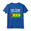Sao Tome & Principe Bandiera Sao Tomean Uomini Donne Bambini Regali Maglietta - Ideale per Tifosi dello Sport e Viaggiatori - Souvenir Unico da Sao Tome