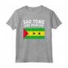 Sao Tome & Principe Bandiera Sao Tomean Uomini Donne Bambini Regali Maglietta - Ideale per Tifosi dello Sport e Viaggiatori - Souvenir Unico da Sao Tome