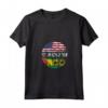 Donna Duel Flag Design Sao Tome e Principe - Maglietta National Pride con Collo a V - Ideale per Mostrare l'Orgoglio Nazionale