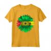 Sao Tomé e Principe Bandiera Girasole - Orgoglioso Maglietta Radici Sao Tomean - Ideale per Immigrati e Turisti