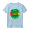 Sao Tomé e Principe Bandiera Girasole - Orgoglioso Maglietta Radici Sao Tomean - Ideale per Immigrati e Turisti