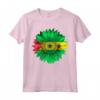 Sao Tomé e Principe Bandiera Girasole - Orgoglioso Maglietta Radici Sao Tomean - Ideale per Immigrati e Turisti