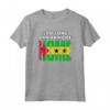 Sao Tome E Principe - Bandiera Paese Con Grunge Distressed S Maglietta - Souvenir Culturale e Storico