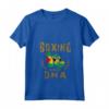 Donna Boxing is in my DNA São Tomé & Príncipe Bandiera Guanti box Maglietta con Collo a V - Orgoglioso di São Tomé & Príncipe