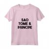 Donna Sao Tomé e Principe - Maglietta con Collo a V - Ideale Regalo per Uomini e Donne per Compleanno, Anniversario o Natale