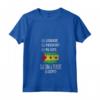 HapTiger Vacanze di viaggio São Tomé & Príncipe - Maglietta Souvenir con Collo a V per il tuo Prossimo Viaggio - Design Invecchiato