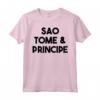 Sao Tomé e Principe Maglietta - Regalo Unisex per Viaggiatori - Ideale per Compleanni, Natale e Altre Occasioni Regalo