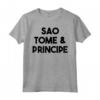 Sao Tomé e Principe Maglietta - Regalo Unisex per Viaggiatori - Ideale per Compleanni, Natale e Altre Occasioni Regalo
